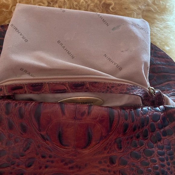 Brahmin Flaire Pecan Melbourne Shoulder/Satchel Handbag - Picture 12 of 14